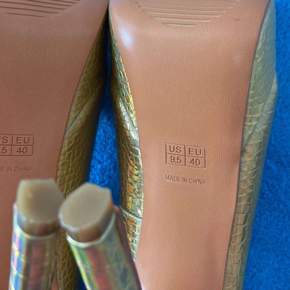 WONSI Peep toe platform pumps - Picture 5 of 5